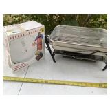 George Foreman grill and electric element pan