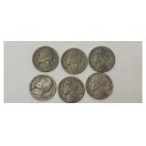 2-1943-S Jefferson war nickels 4-1943-P