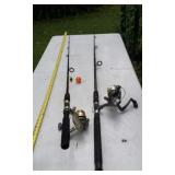 Shakespeare and south bend triax reel w rode