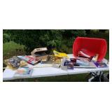 Office supplies along sealed in box