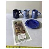 1980ï¿½s Sleepy Eye collector cups, plate and