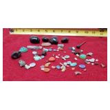 Various stonesShungite , Turquoise,  Opal , Fools