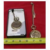 Timex 14 inch detachable pocket watch, golf