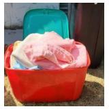 Tote Full Of blankets