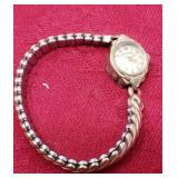 10k Rolled gold plate , Bulova watch 17 jewel ,