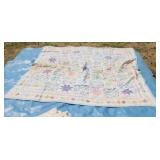 80 x 80 Star Quilt  Has Stains