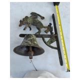 Cast iron bronco dinner bell