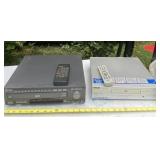 GE dvd player with remote and Apex dvd player