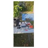 Tune-up analyzer, tie-downs, phone dash mounts