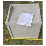 Suncast storage seat