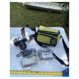 Fujica, Vivitar and Canon cameras