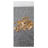 100 Unsorted Wheat Pennies