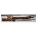 Wood Carved Sword, nic in blade