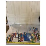 All new toothbrushes with plastic tote