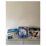 Shamwow, new in box 20lb steel scale and utility