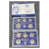 2003-S United States Mint Uncirculated coin set