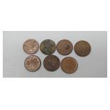 7-Canadian pennies