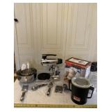 Hot Chocolate maker, Fry Pot and Mixmaster mixer