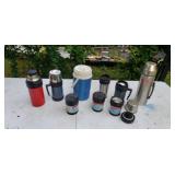 Thermos water. Uno vac stainless steel,  food