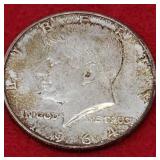 1964 Kennedy 90 Silver Half Dollar