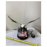 Eagle statue with music box but on/off button is