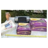 HP Deskjet 5940 printer, audio receiver and audio