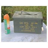 Green steel ammo box