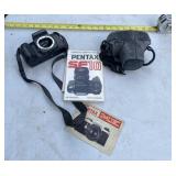 Pentax SF10 camera ( missing lens) and Pentax ME