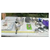 Magnalite commercial pan with lid, Revere Ware,