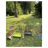 Tahoe take and spade, snow shovels, brooms and