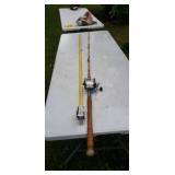 209 level wind reel w pole