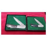 2, Bar Creek 1 blade pocket knives, in box
