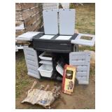 Barbecue station  5 piece grilling set and more