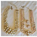 Lisner..Japan Beaded Necklaces Earrings