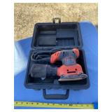 Black & Decker electric sander in case