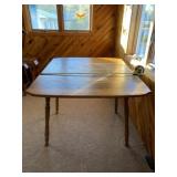 Wood drop leaf table 41 w x 36 length x 29