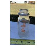 Half pint Farm Fresh milk jar