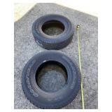 Two Goodyear Wrangler P255/75R17 113s standard