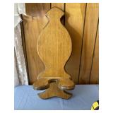 Wood hanging  oil lamp holder