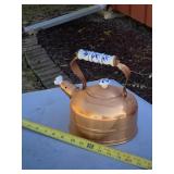 Daewoo made in Korea copper tea kettle