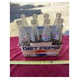 Diet Pepsi and Pepsi bottles and carrying case