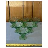 Six Uranium dessert cups