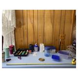 Paper towel holder, k cup holder and k cups ,