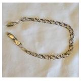 Italy 925 Bracelet 8"  signed BB