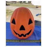 Pumpkin blow mold with light