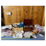 Craft supplies, glue gun with glue strips,