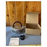 Emerson portable cd player with amifm stereo