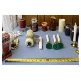 Candles, window candles and electric light candle