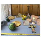 2003 Precious Moments figurine , clocks, gourd