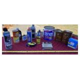 Tung oil varnish, chalk and chalk line, wasp